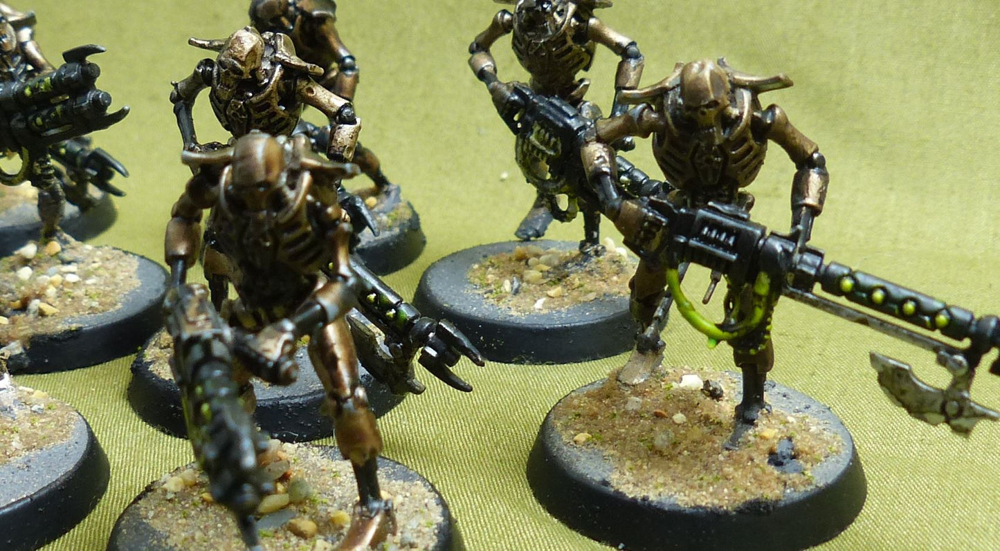 Warriors set of 11 Painted - Necrons - Warhammer 40K #1R2