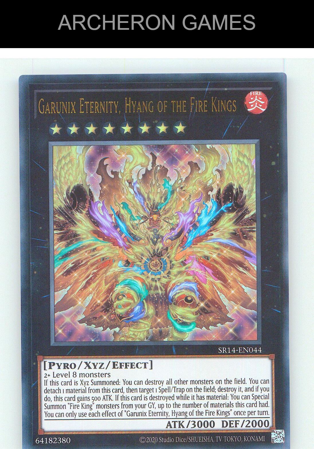 Garunix Eternity, Hyang of the Fire Kings Ultra Rare YUGIOH Card Unlimited