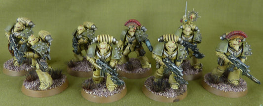 Death Guard MKVI Tactical Squad  - Horus Heresy - Painted - Warhammer AoS 40k #N5