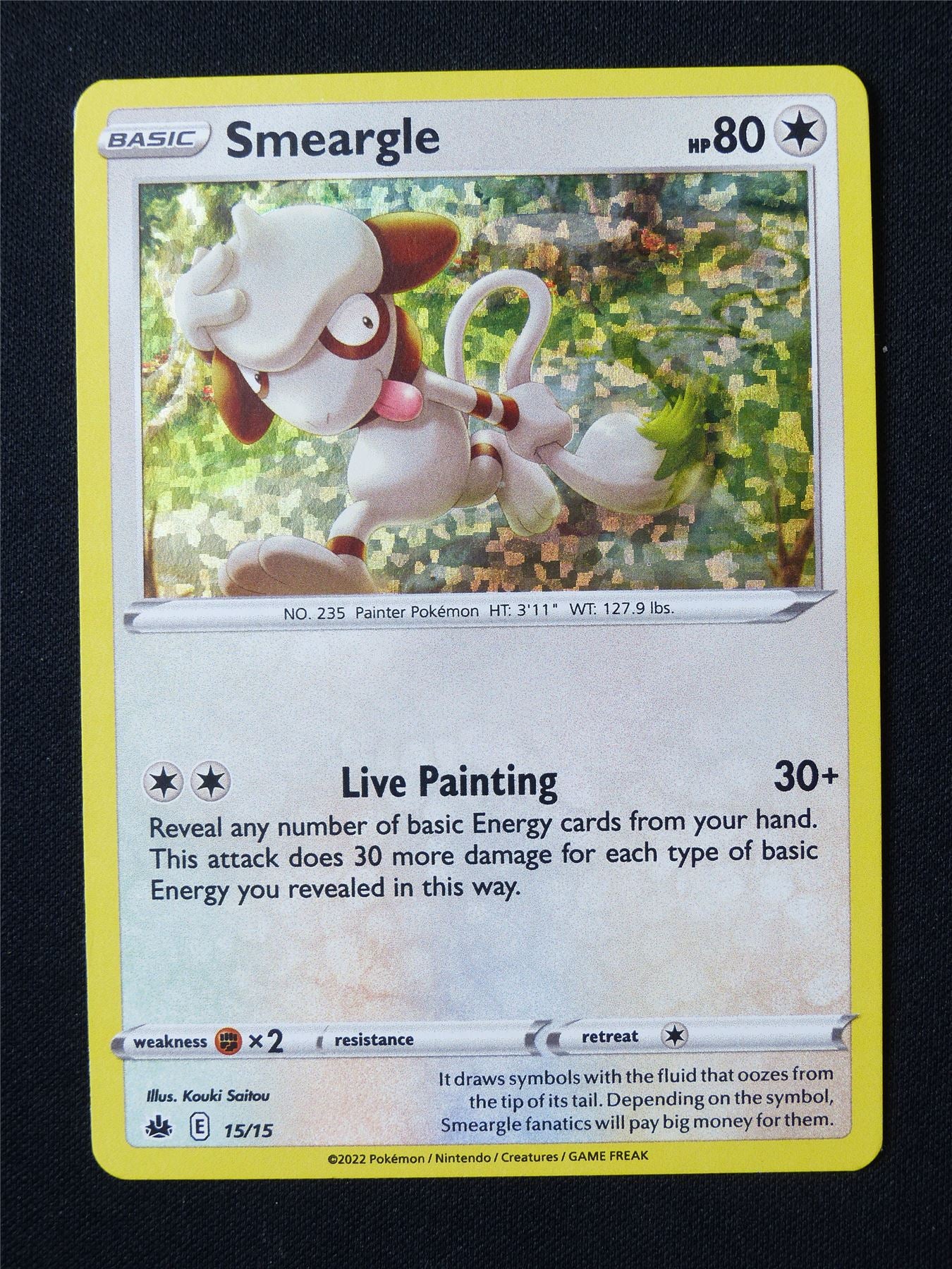 Smeargle 15/15 Holo - Pokemon Card #6LE
