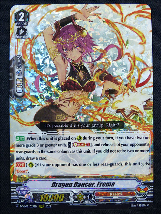 Dragon Dancer Frema D-VS03 RRR - Vanguard Card #25P