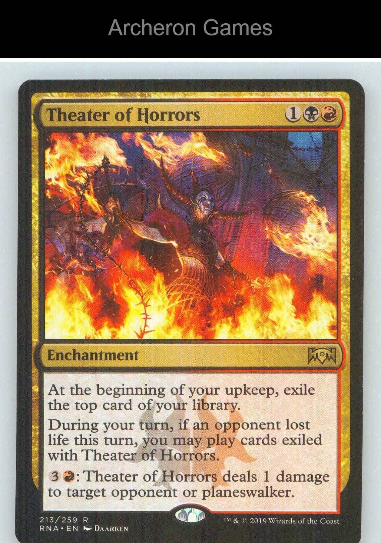 Theater of Horrors RNA 213 R MTG Card NM/EX+