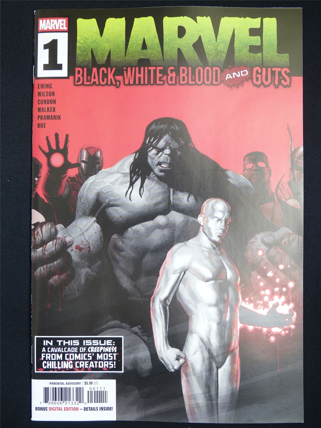 MARVEL Black White & Blood and Guts #1 - Dec 2025 Marvel Comic #4XA