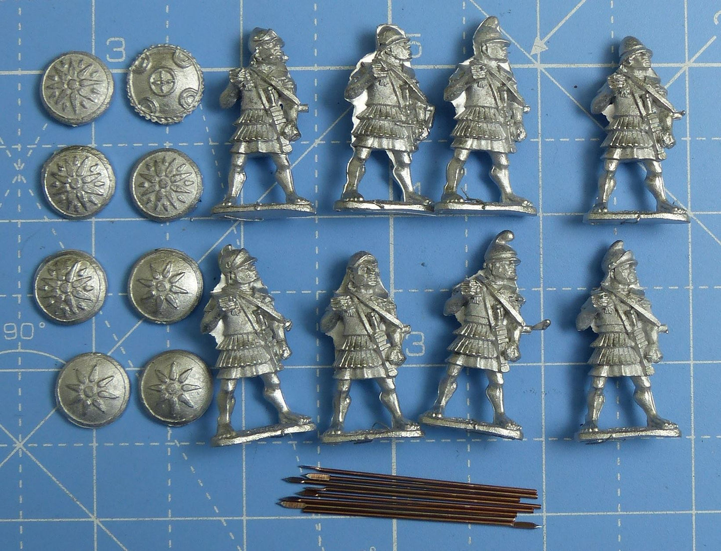 Unarmoured Macedonian Pikemen WG92 Metal - Wargames Foundry Miniatures #26B