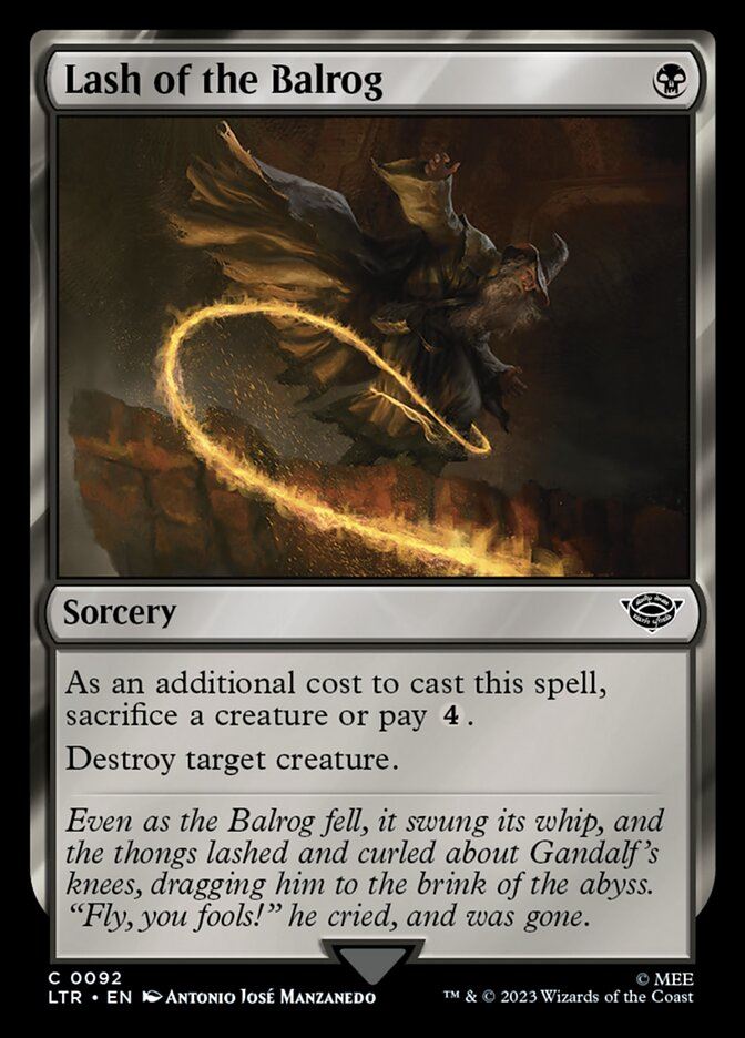 Lash of the Balrog - The Lord of the Rings: Tales of Middle-earth ltr
