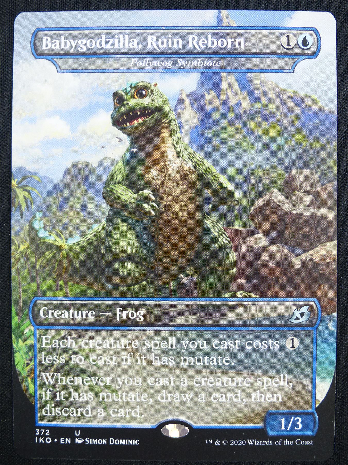 Babygodzilla Ruin Reborn Borderless - IKO - Mtg Card #10Z
