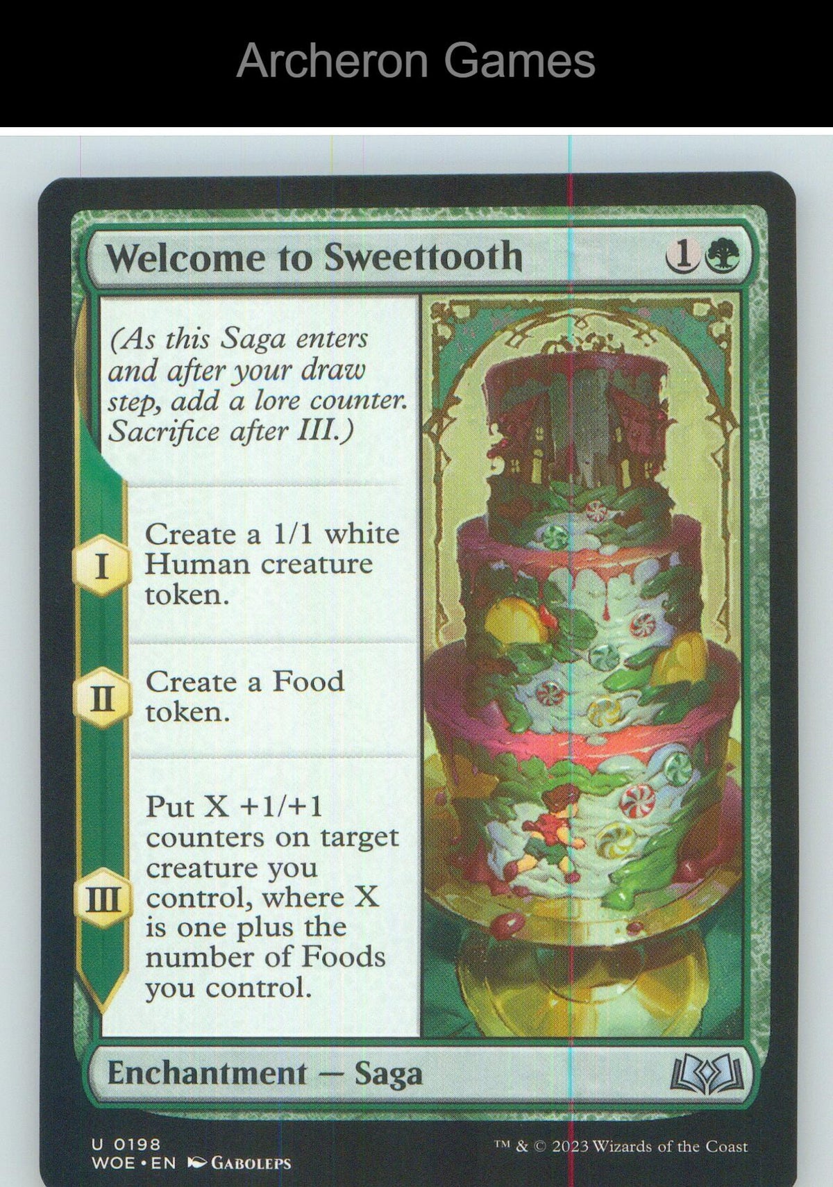 Welcome to Sweettooth WOE 198 UC MTG Card NM/EX+