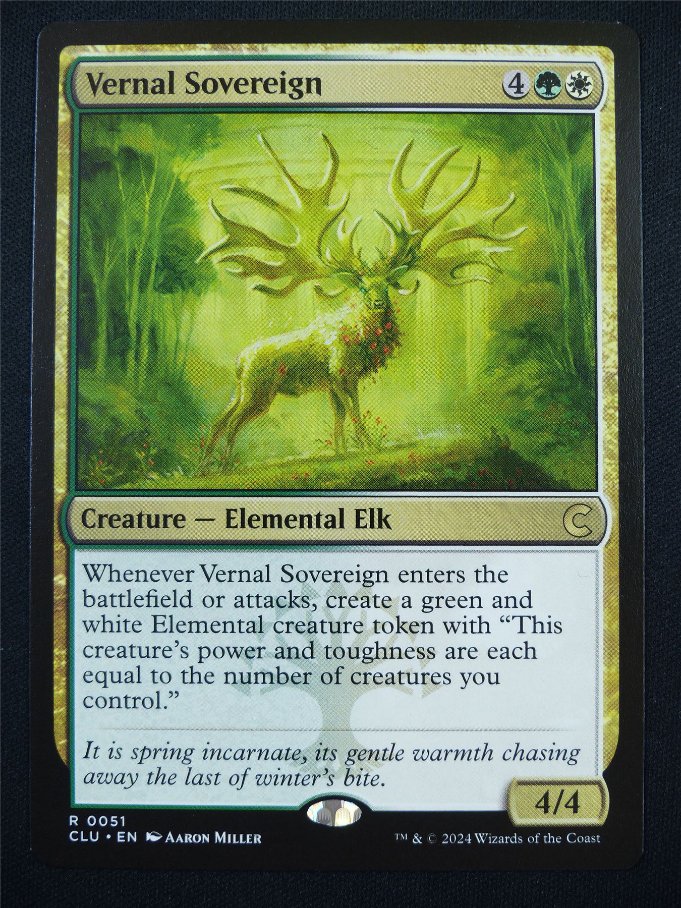 Vernal Sovereign - CLU - Mtg Card #5NB