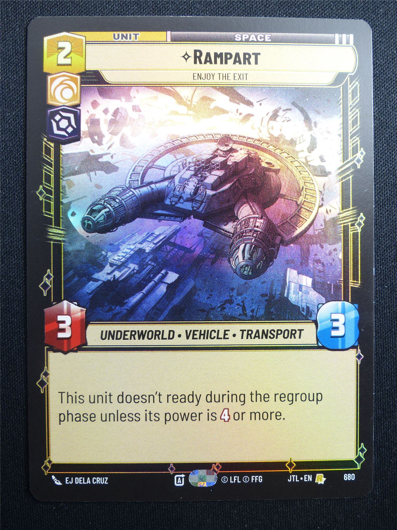 Rampart 680 Foil - Star Wars Unlimited Card #4IZ
