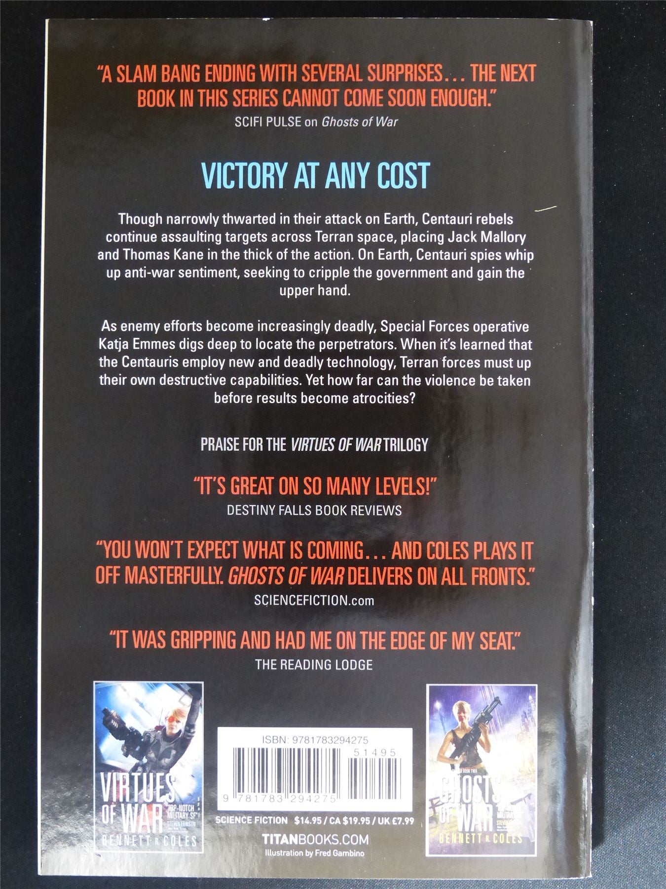 March of War - Titan Novel Book Softback #9A