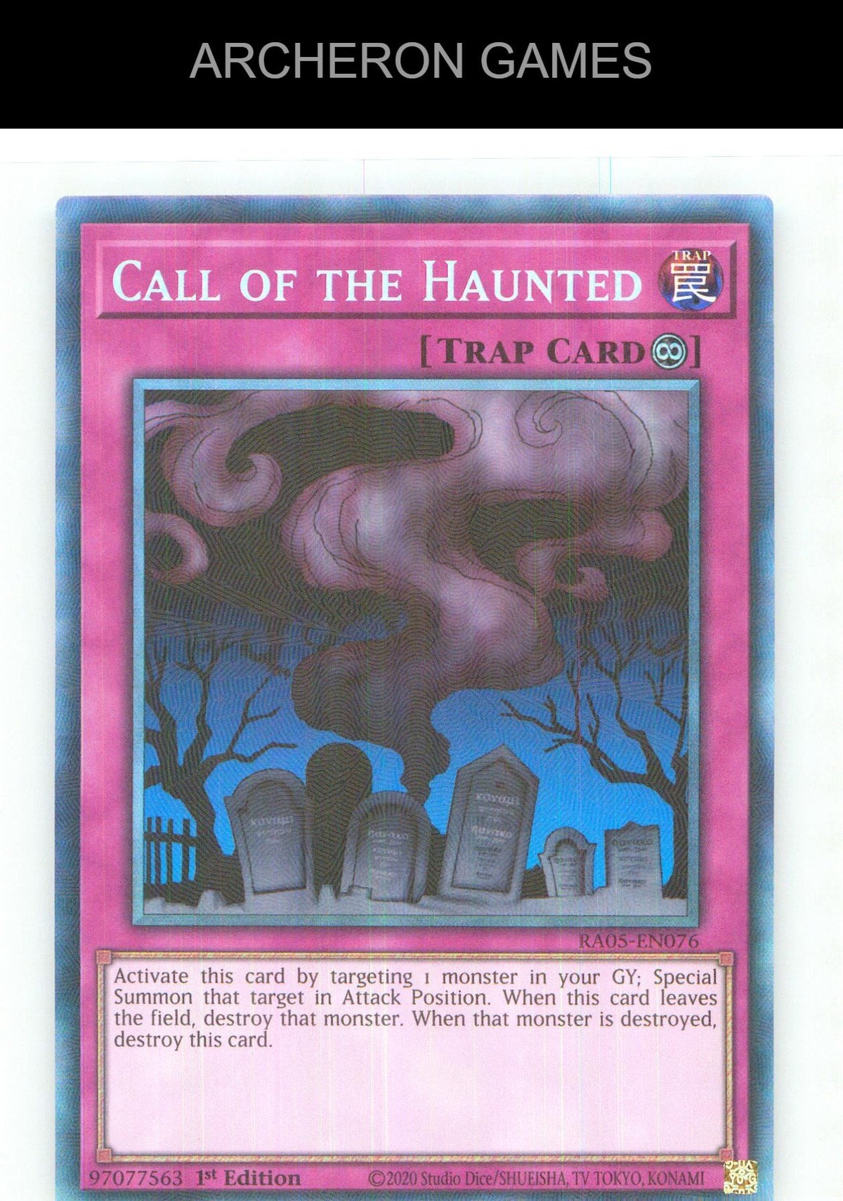 Call of the Haunted (Collector's Rare) Collector's Rare YUGIOH Card 1st Edition