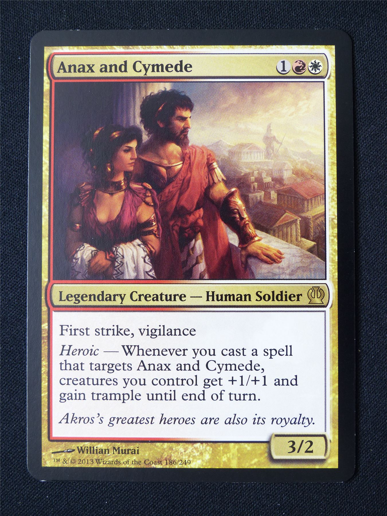 Anax and Cymede - THS - Mtg Card #2X6