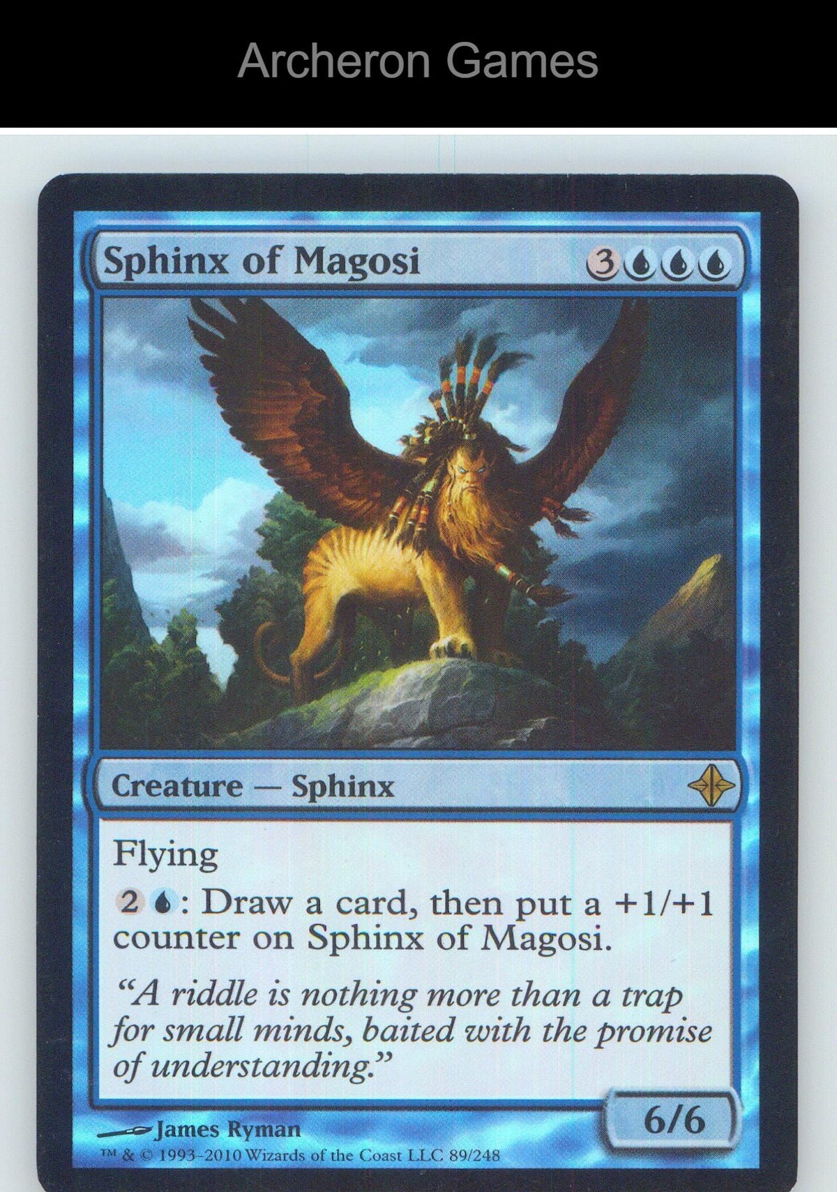 Sphinx of Magosi ROE 89 R MTG Card NM/EX+ Foil
