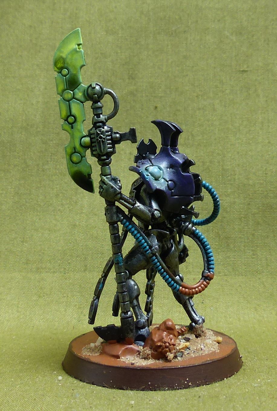 Overlord with Tachyon Arrow painted - Necrons - Warhammer 40K #40C