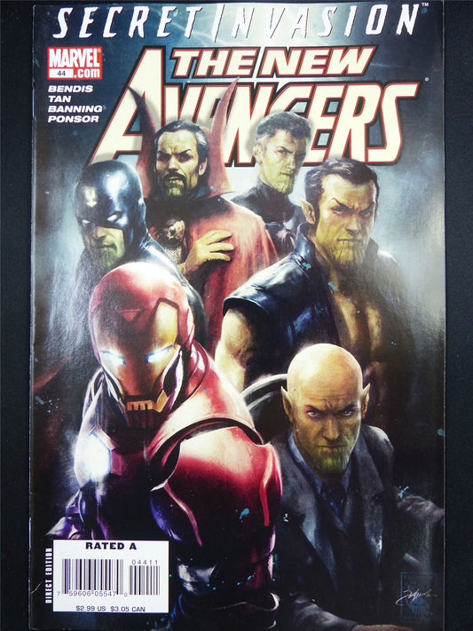 The New AVENGERS #44 Secret Invasion - Marvel Comic #51K