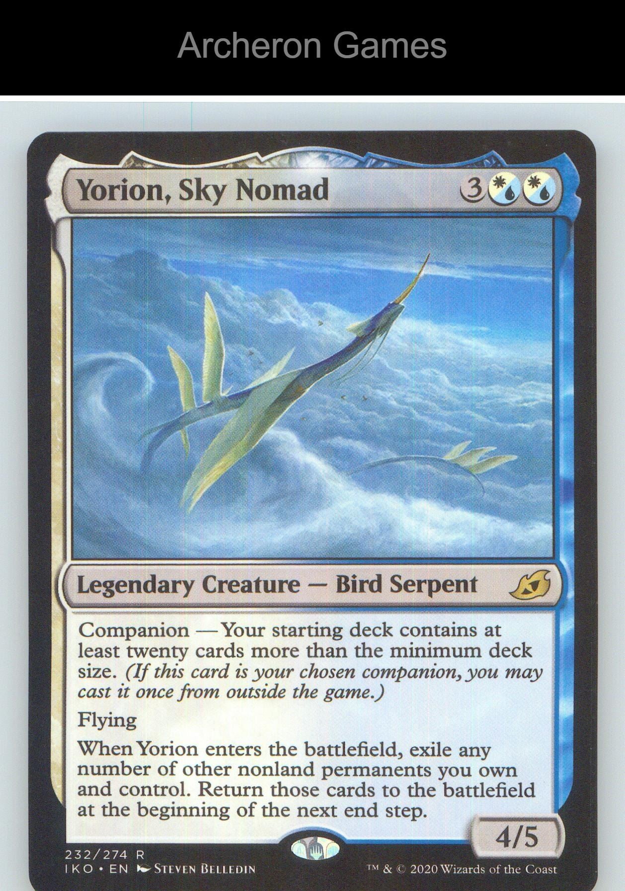 Yorion, Sky Nomad IKO 232 R MTG Card NM/EX+