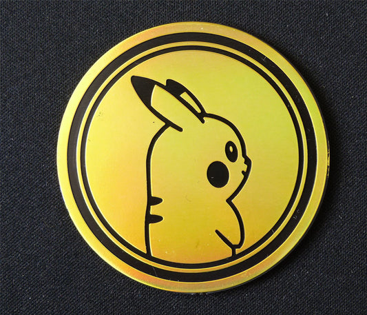 Pikachu Gold - Large Pokemon Coin #8A