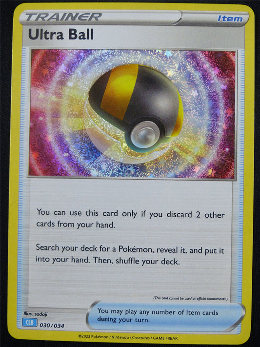Ultra Ball 030/034 Holo CLB - Classic Pokemon Card #4AS