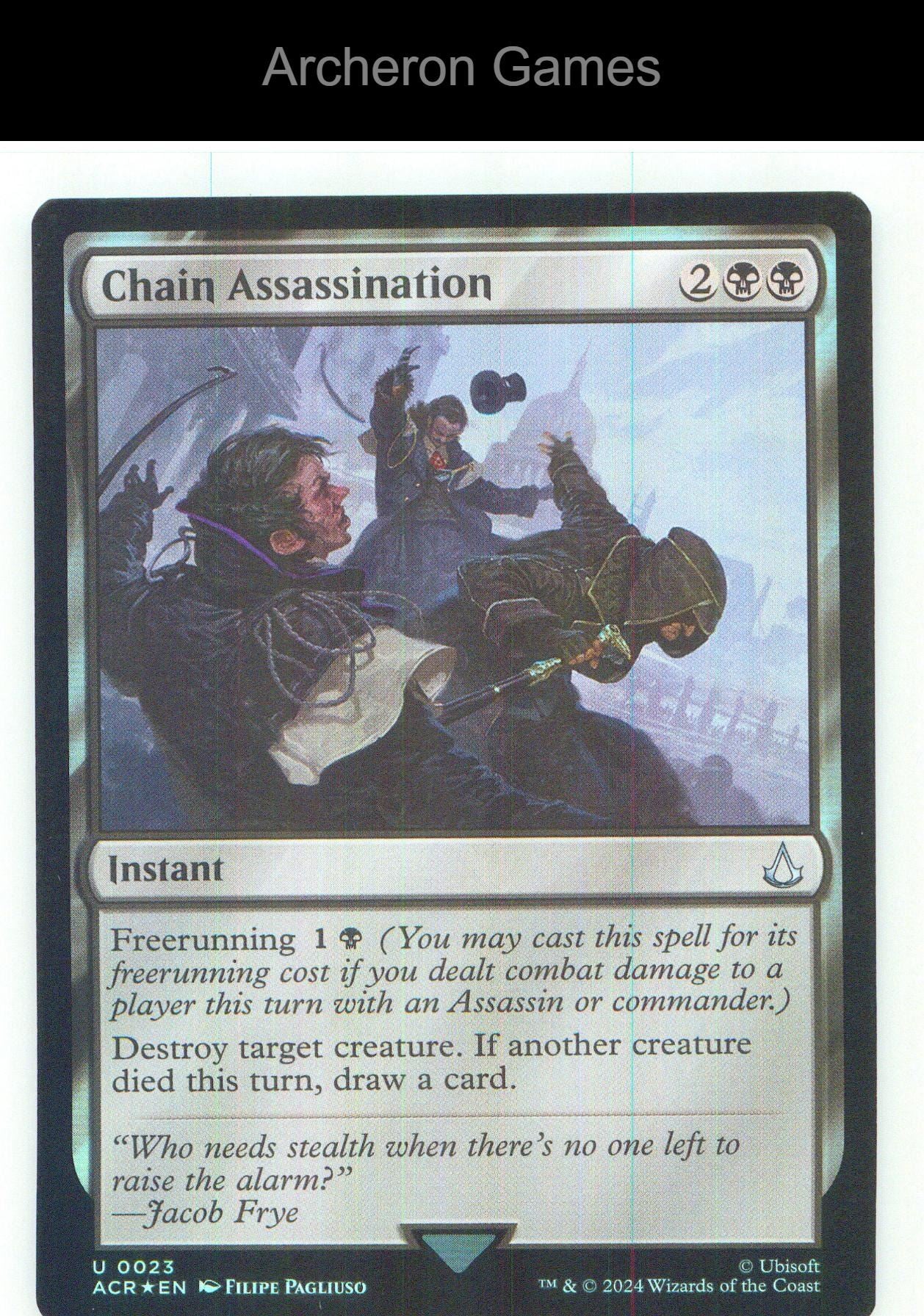 Chain Assassination ACR 23 UC MTG Card NM/EX+ Foil