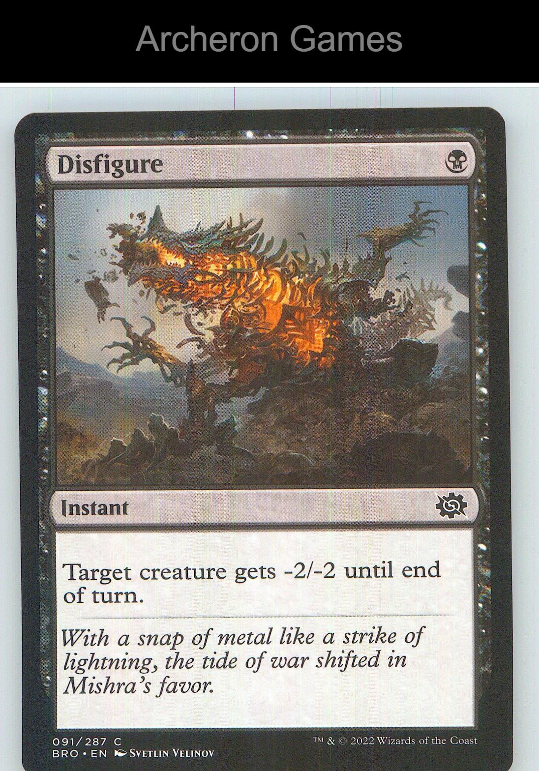 Disfigure BRO 91 C MTG Card NM/EX+