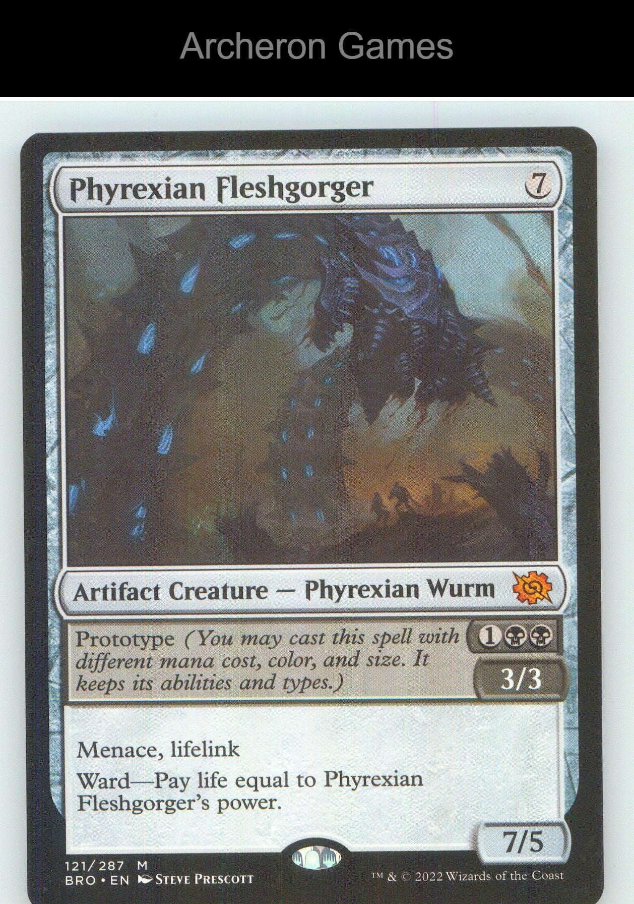 Phyrexian Fleshgorger BRO 121 Mythic MTG Card NM/EX+