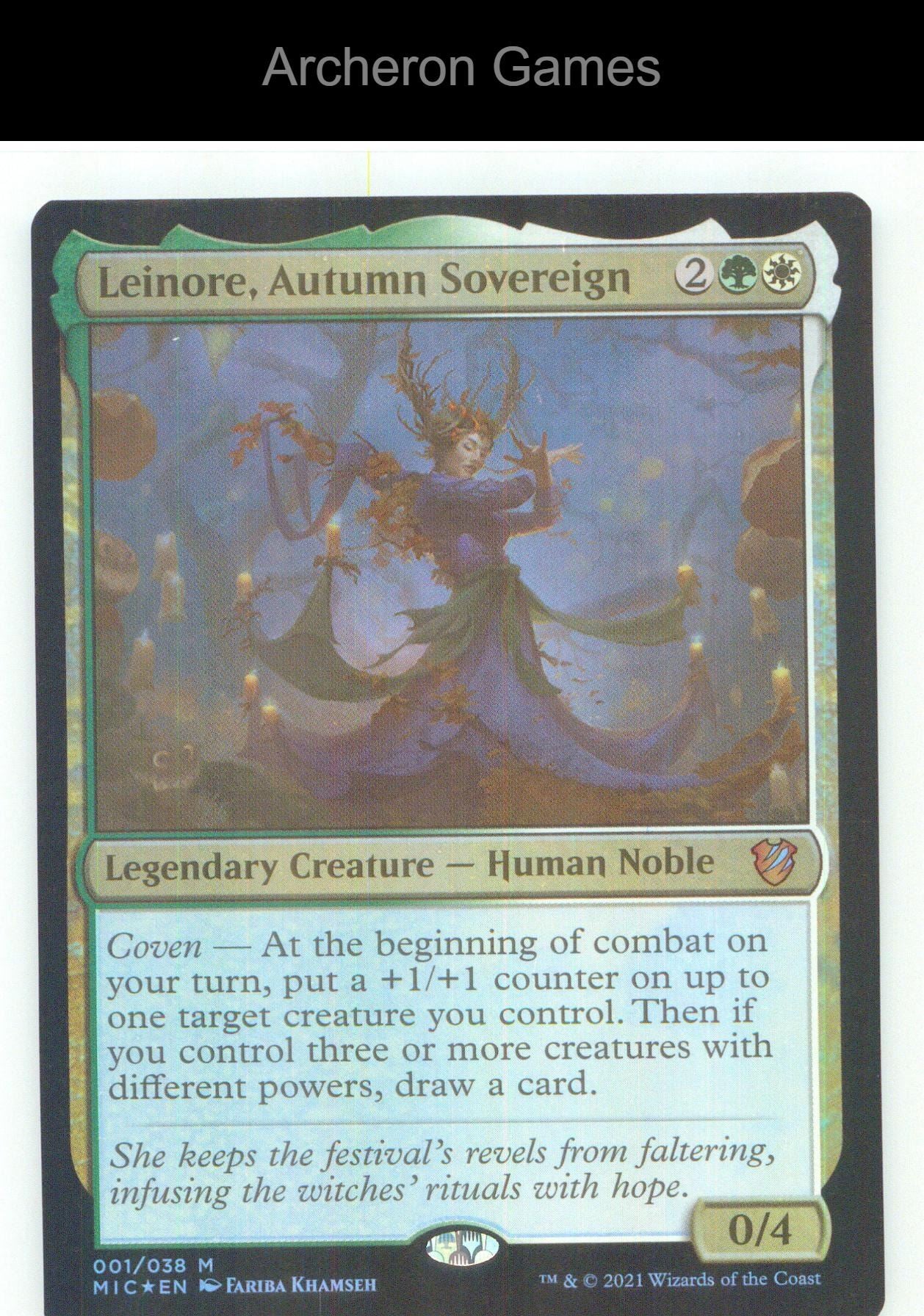 Leinore, Autumn Sovereign MIC 1 Mythic MTG Card NM/EX+ Foil