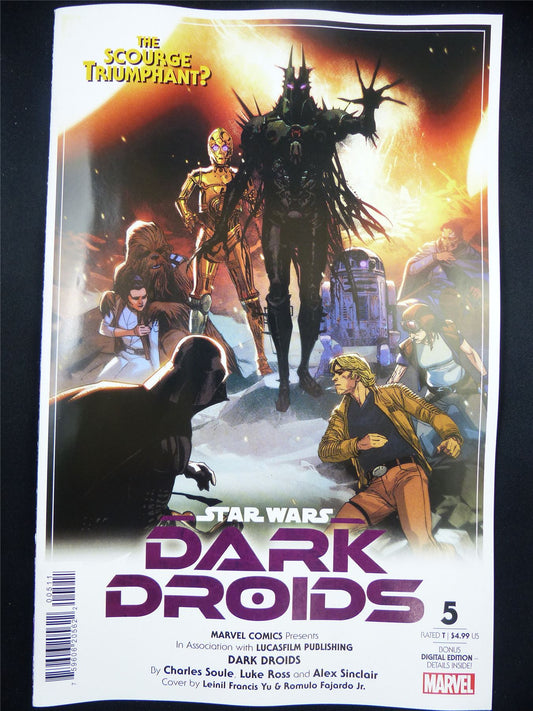 STAR Wars: Dark Droids #5 - Feb 2023 Marvel Comic #1UI