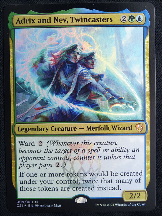 Adrix and Nev Twincasters Foil - C21 - Mtg Card #5MK