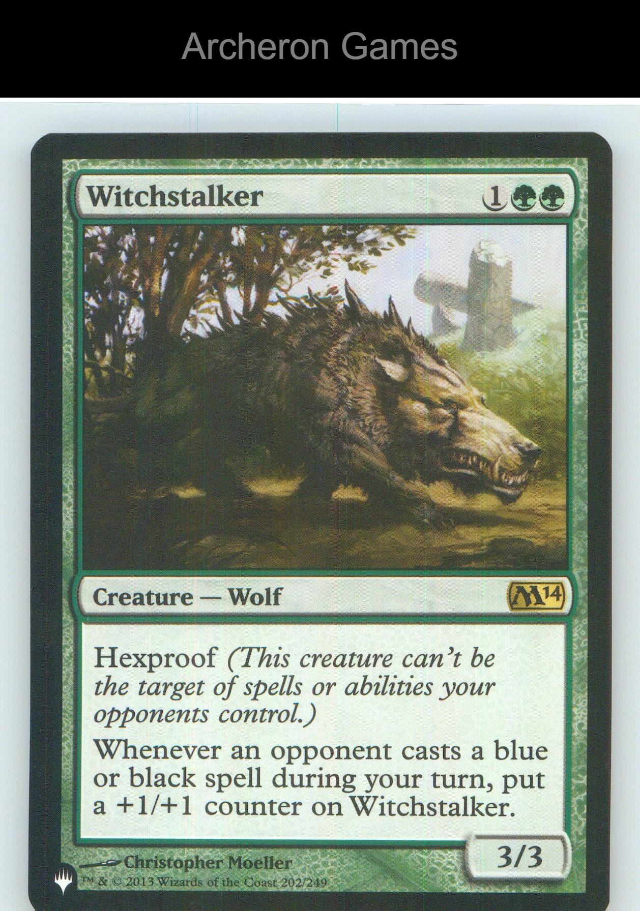 Witchstalker PLST 202/249 R MTG Card NM/EX+
