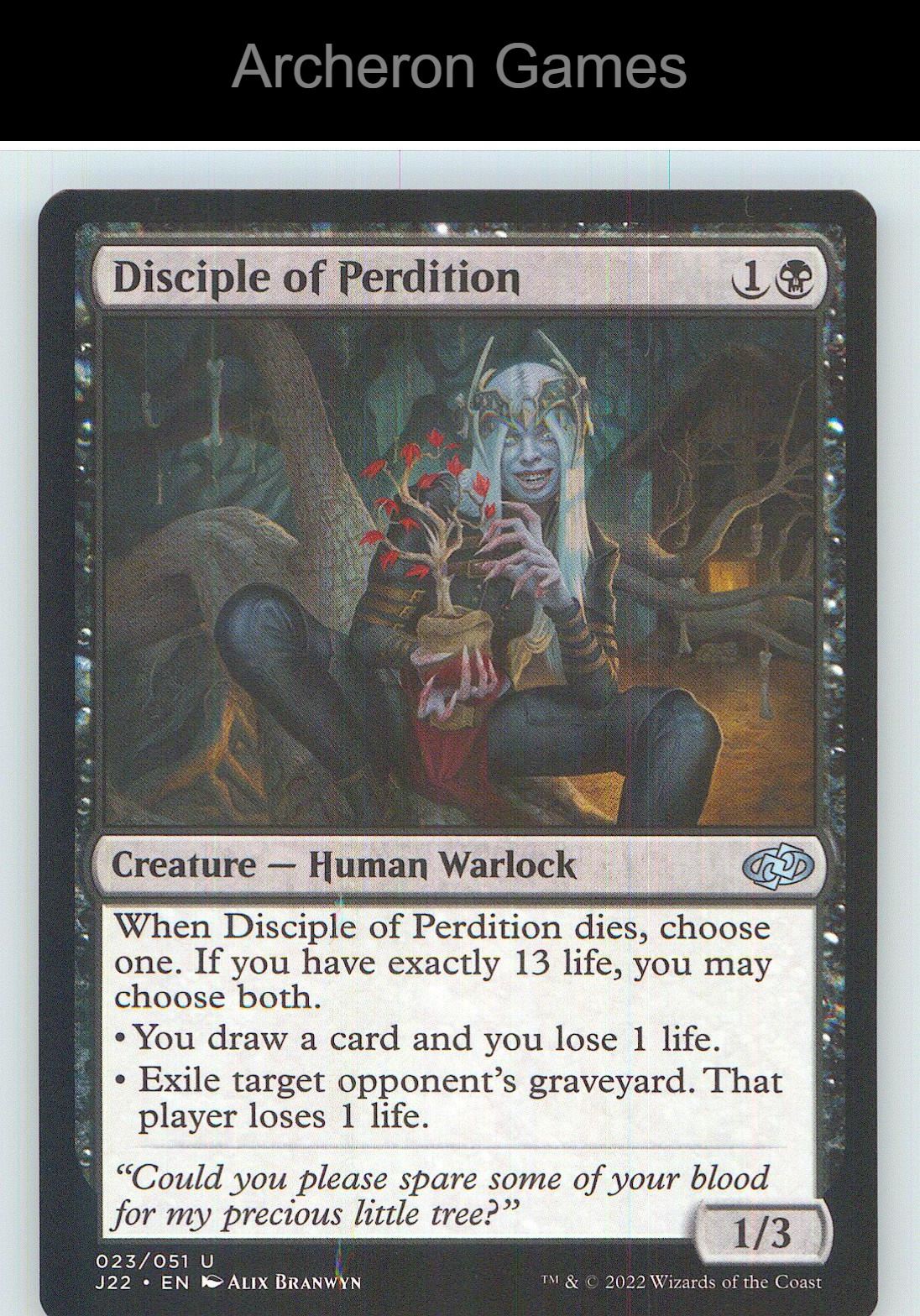 Disciple of Perdition J22 23 UC MTG Card NM/EX+