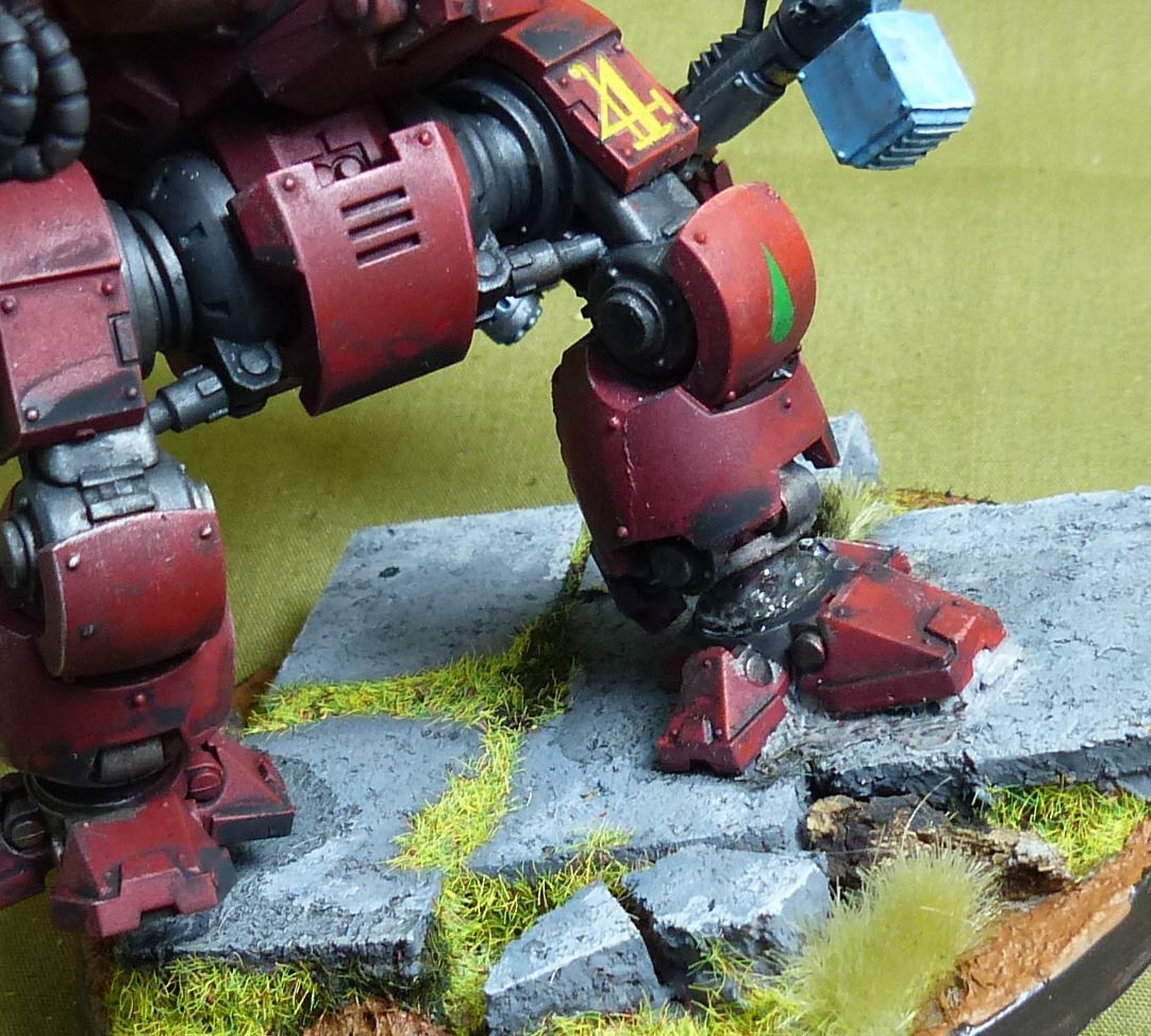 Primaris Redemptor Dreadnought painted - Blood Angels - Warhammer 40K #5BE