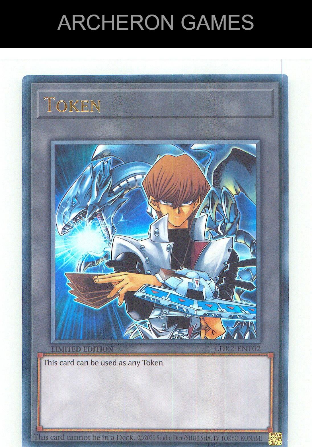 Token: Kaiba Ultra Rare YUGIOH Card Limited