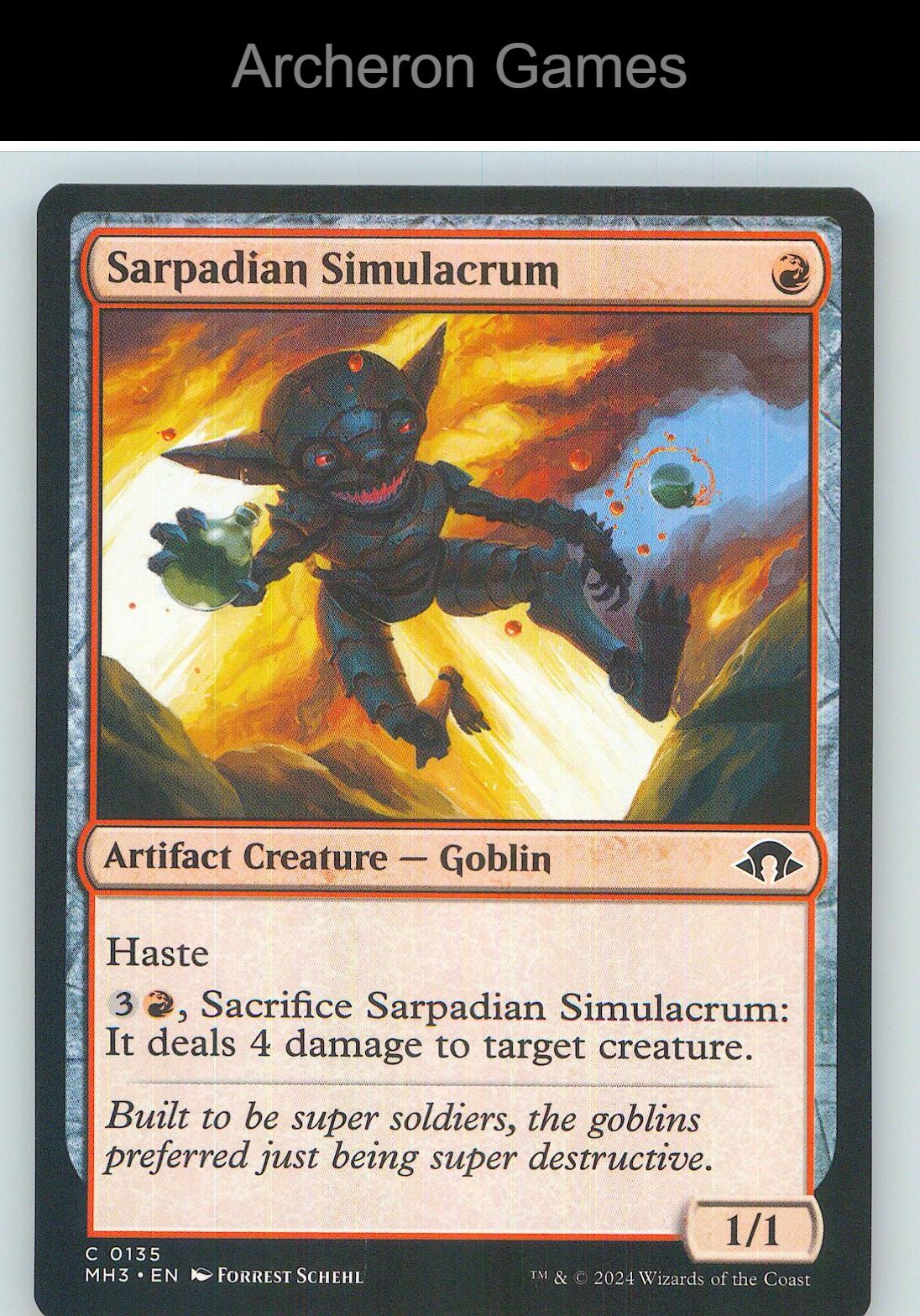 Sarpadian Simulacrum MH3 135 C MTG Card NM/EX+