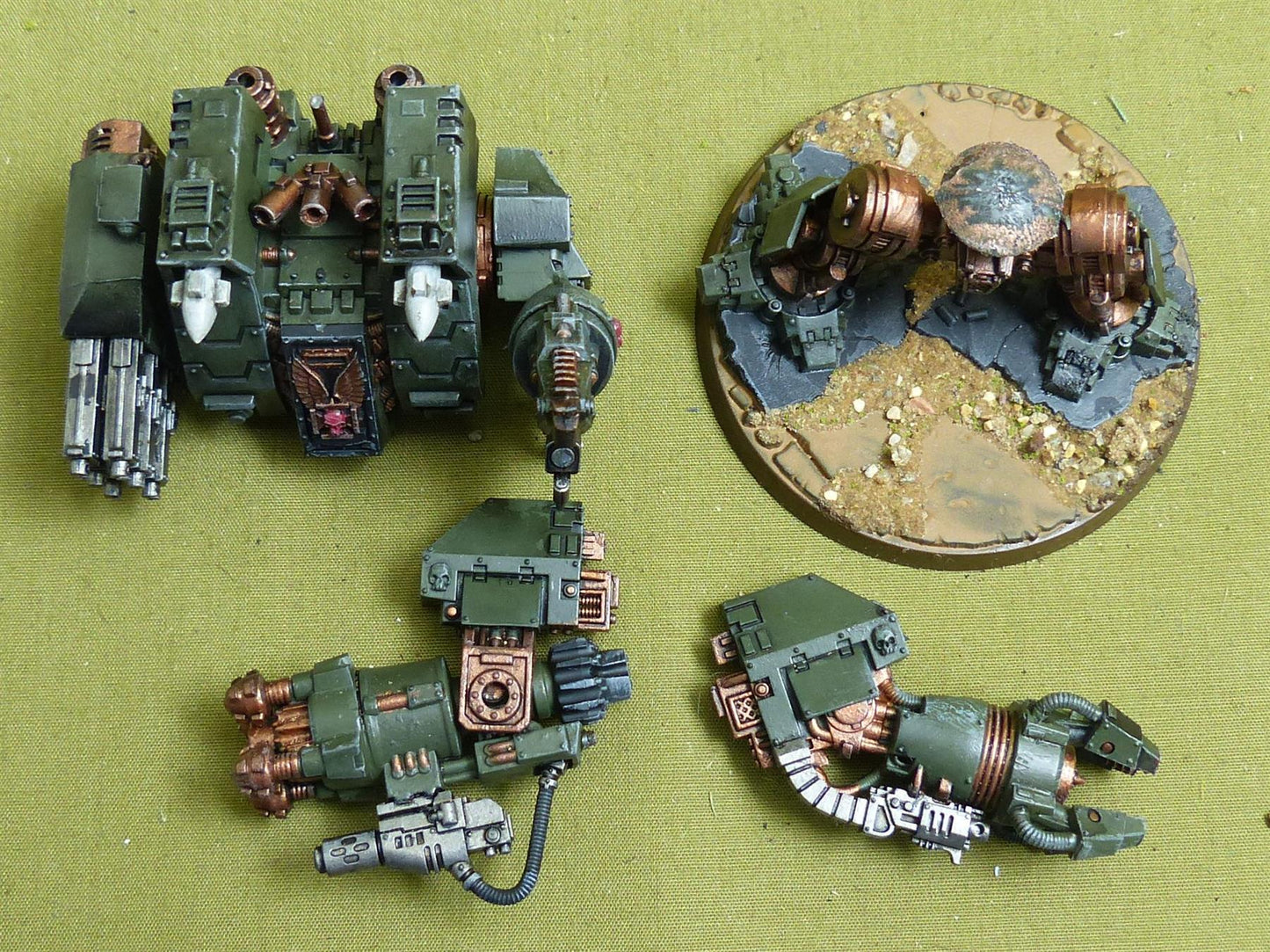 Ironclad Dreadnought & weapon options painted - Space Marines - Warhammer 40K #2NR