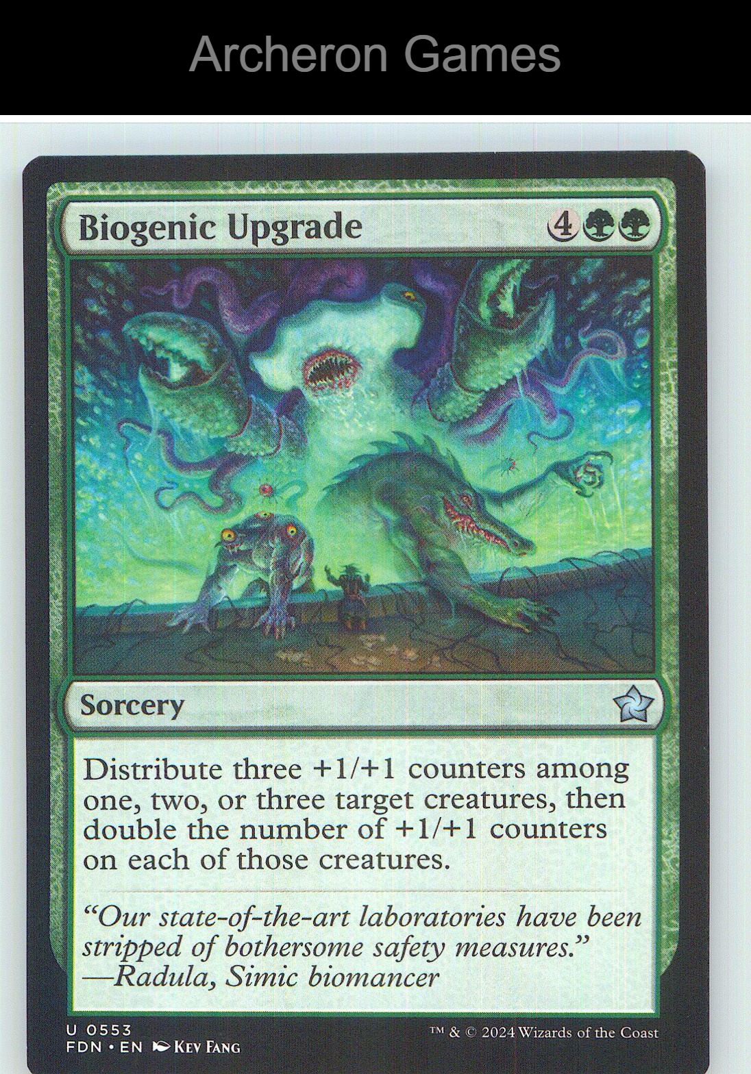 Biogenic Upgrade FDN 553 UC MTG Card NM/EX+