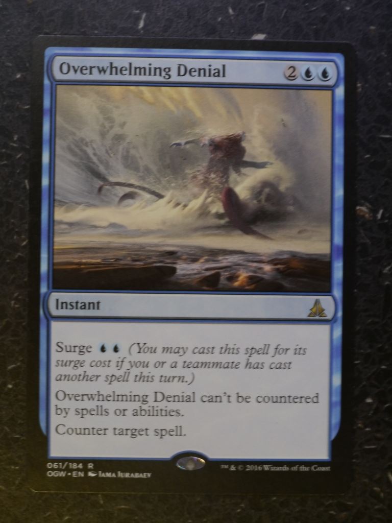 MTG Magic Card: OVERWHELMING DENIAL # 6C91