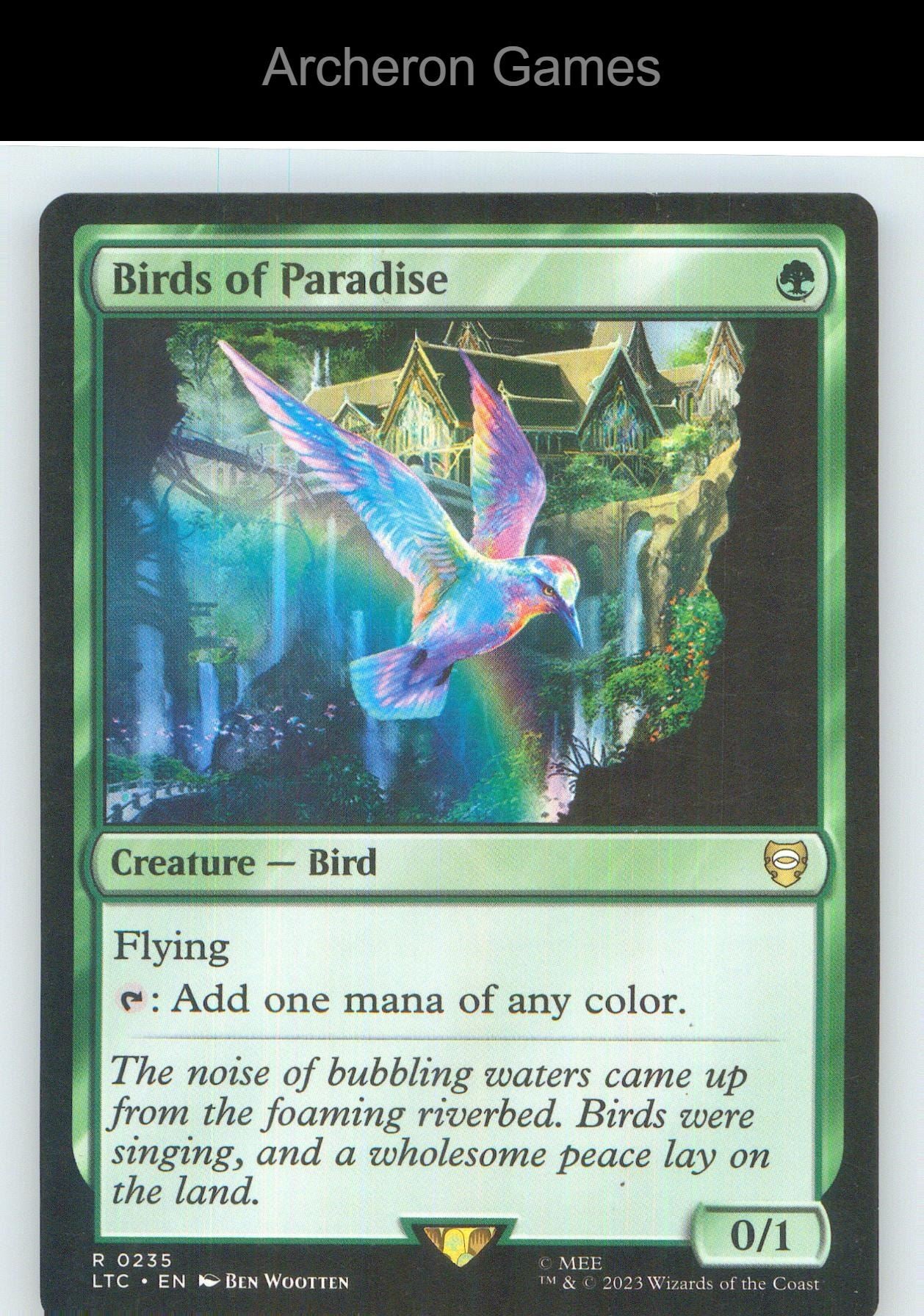 Birds of Paradise LTC 235 R MTG Card NM/EX+