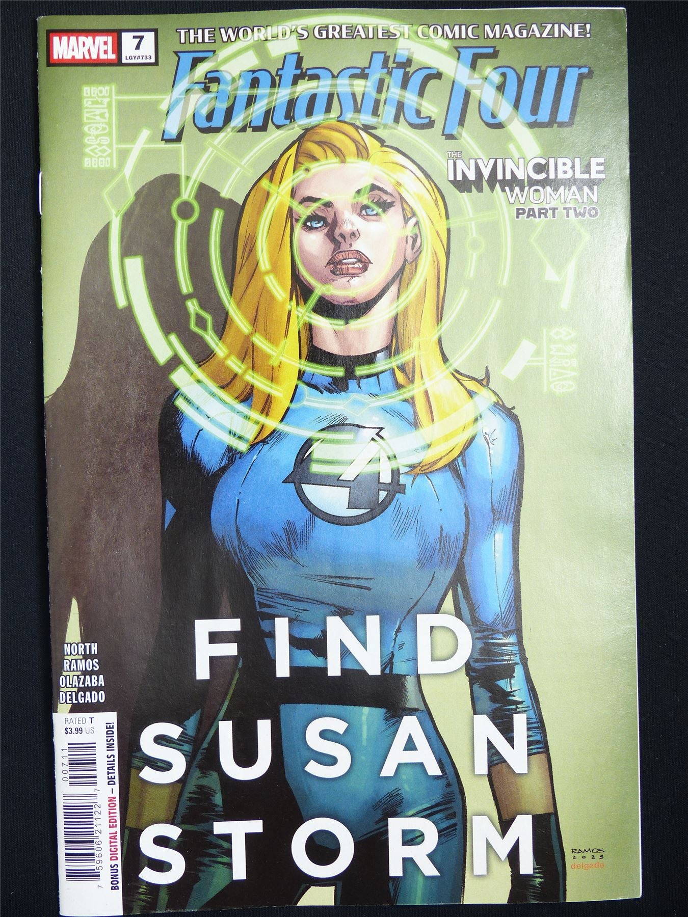 FANTASTIC Four #7 Invincible Woman part two - Marvel Comic #1H2