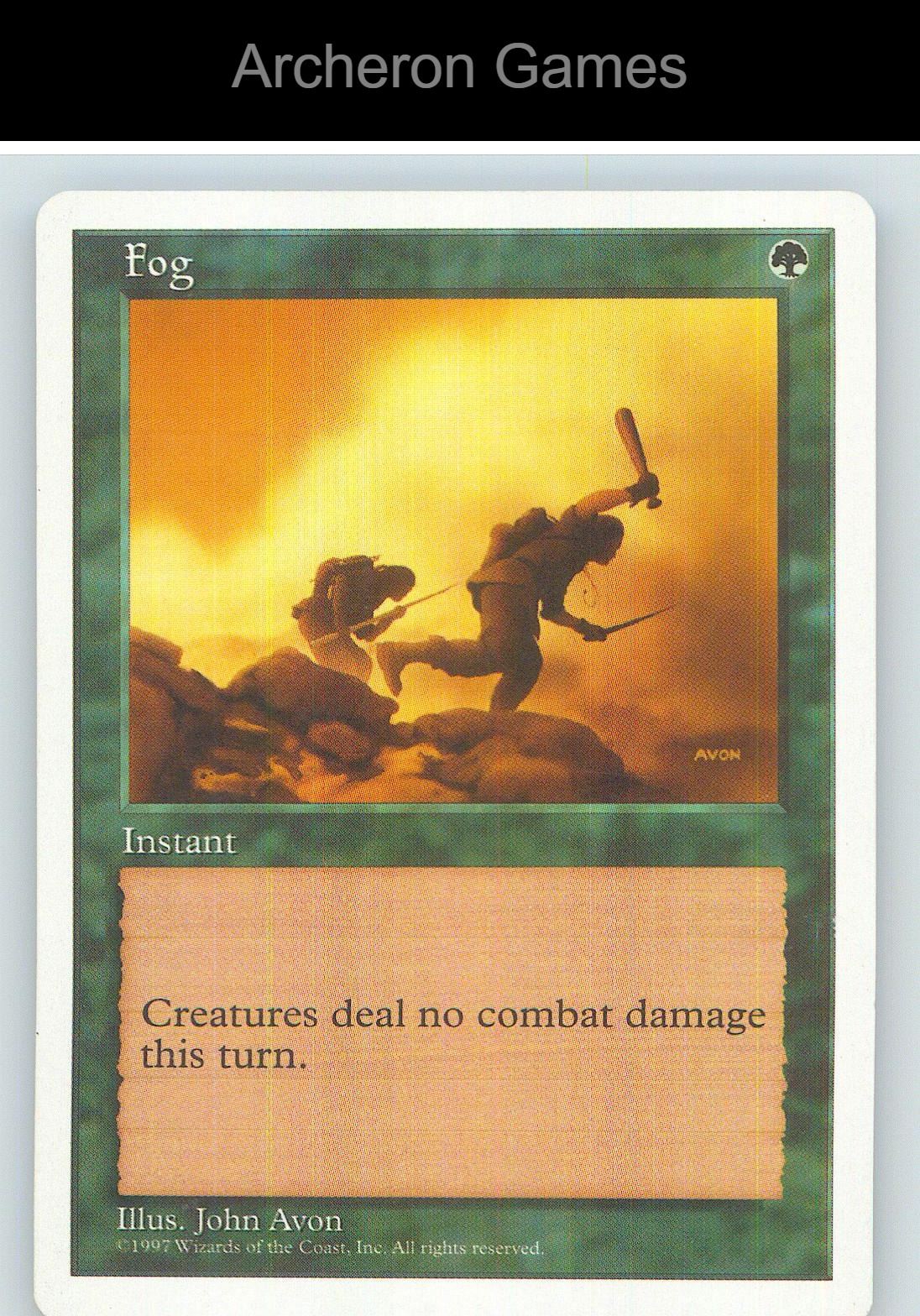 Fog 5ED C MTG Card NM/EX+