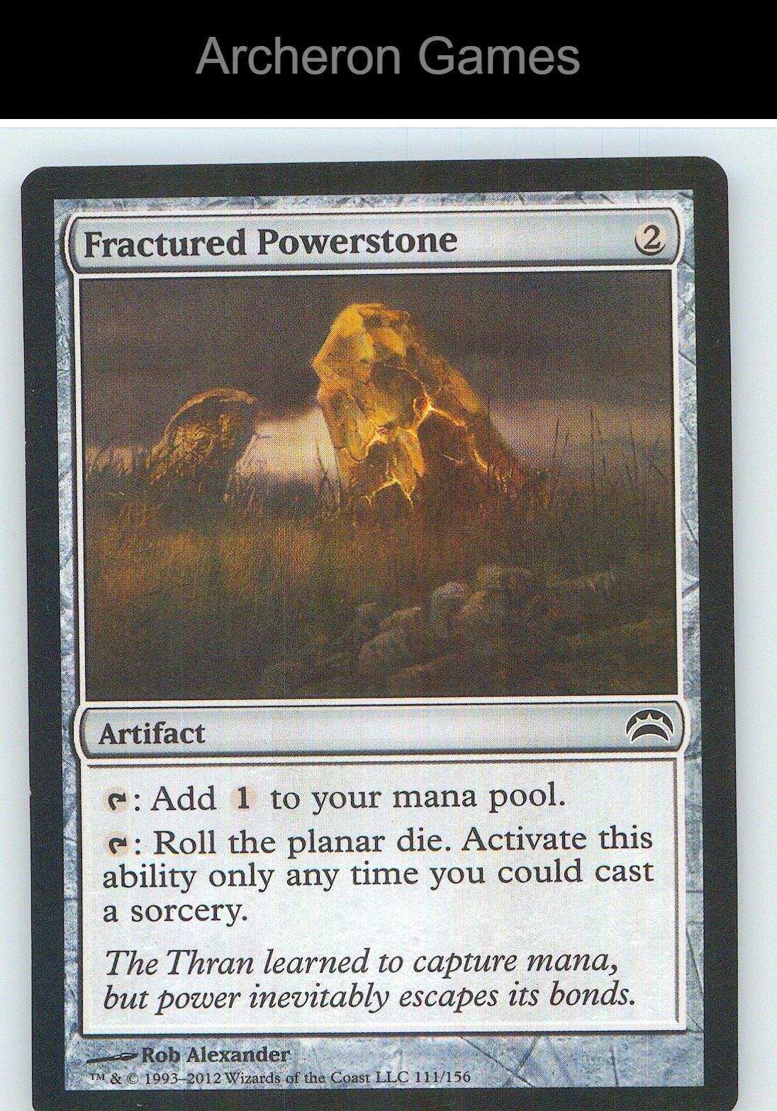 Fractured Powerstone PLST 111/156 C MTG Card NM/EX+