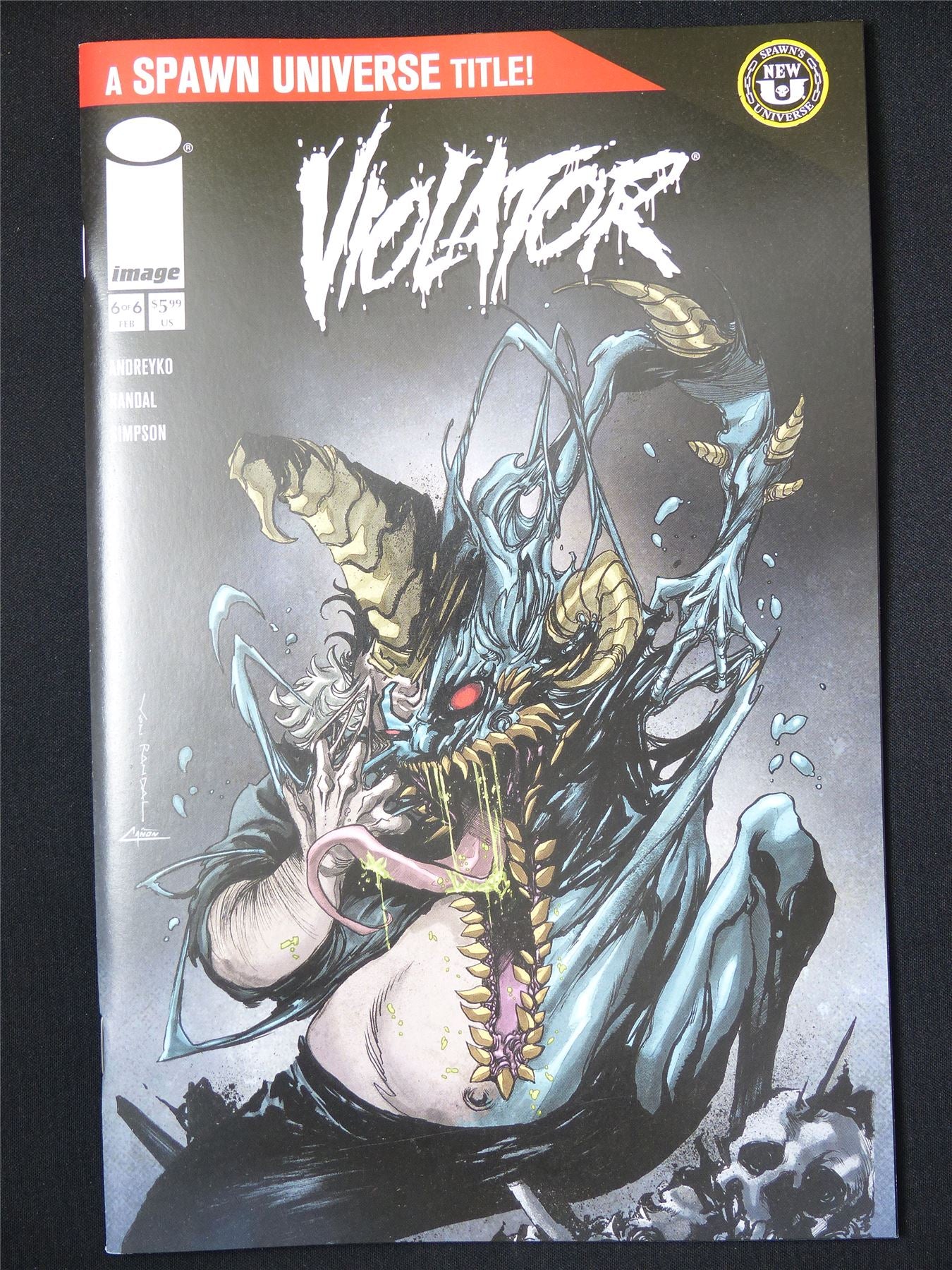 SPAWN: Violator #6 - B&B Mar 2025 Image Comic #1QD