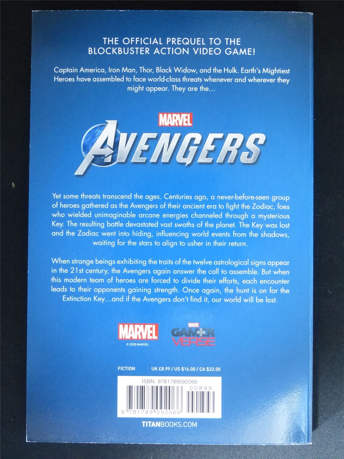 Avengers: The Extinction Key - Marvel Titan Novel Book Softback #77