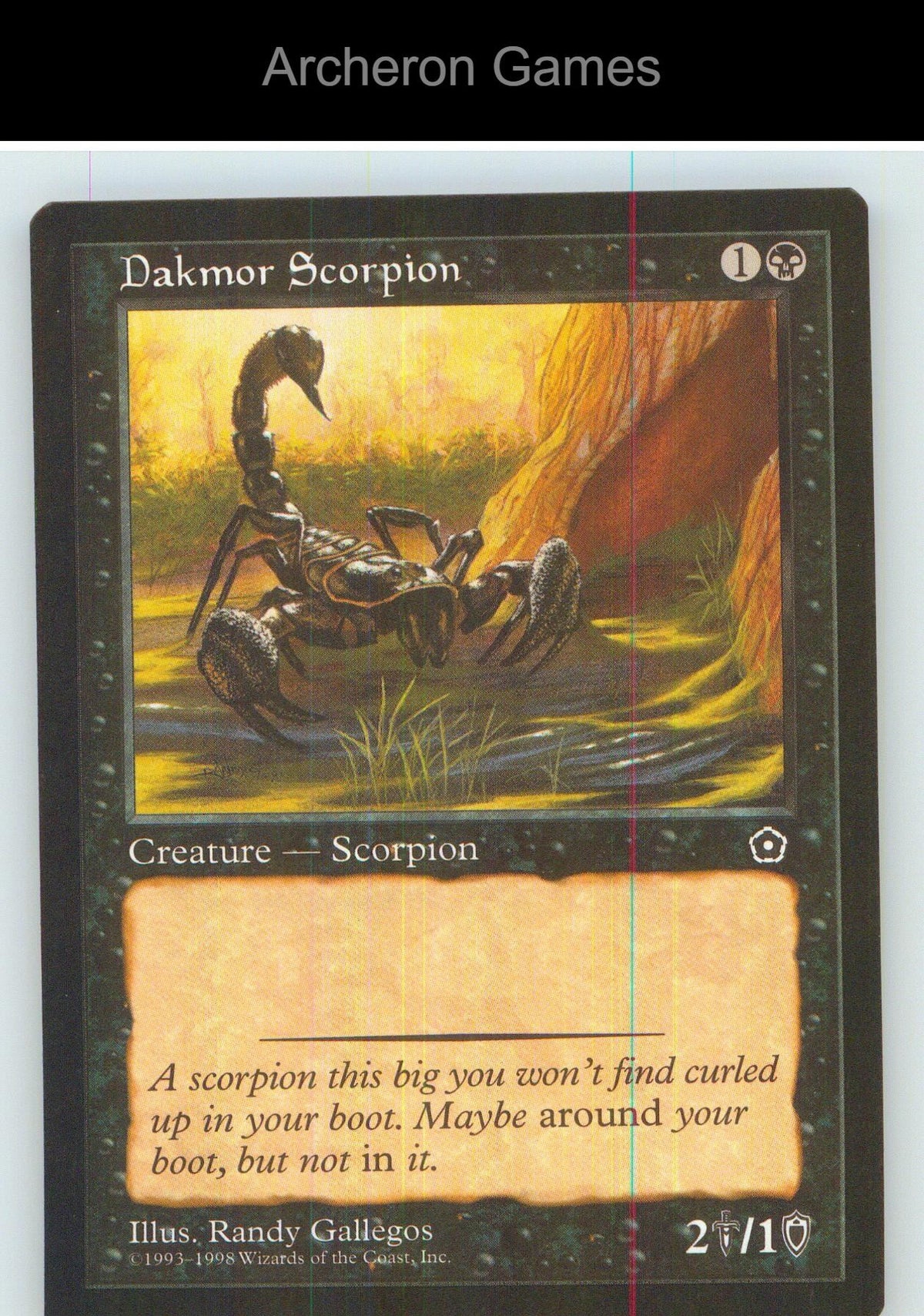 Dakmor Scorpion P02 C MTG Card NM/EX+