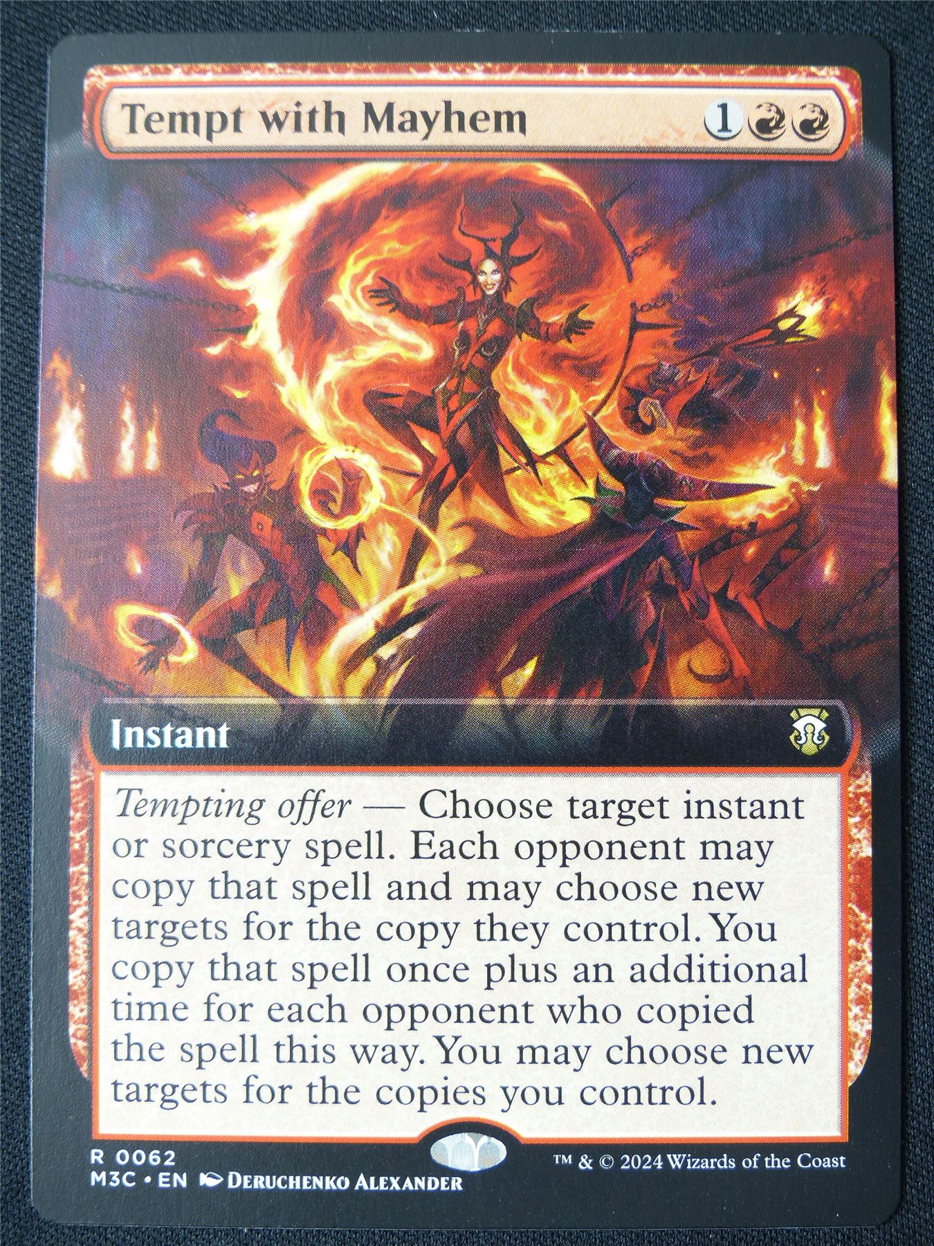 Tempt with Mayhem Extended Art - MH3 - Mtg Card #4AG