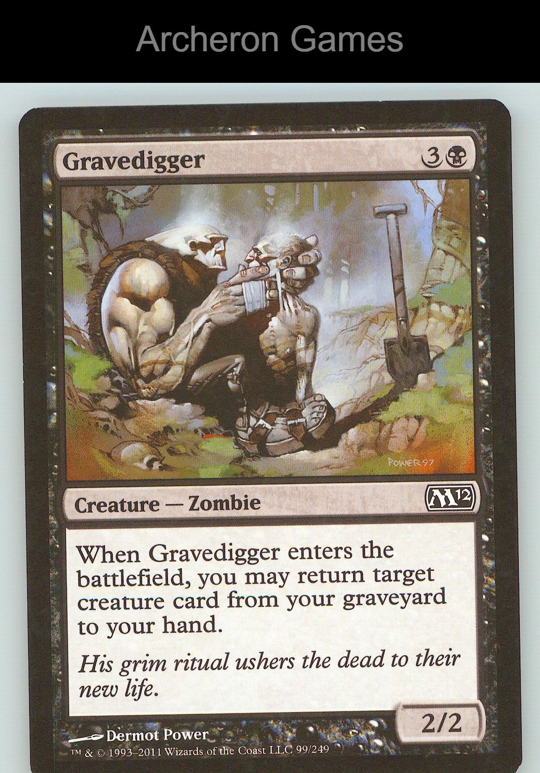 Gravedigger M12 99 C MTG Card NM/EX+