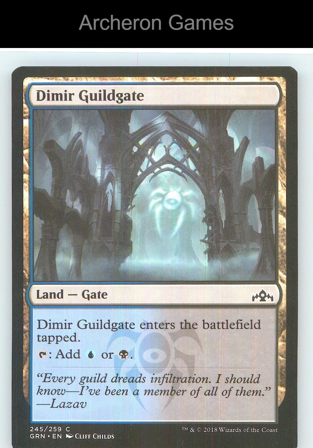 Dimir Guildgate (245) GRN 245 C MTG Card NM/EX+