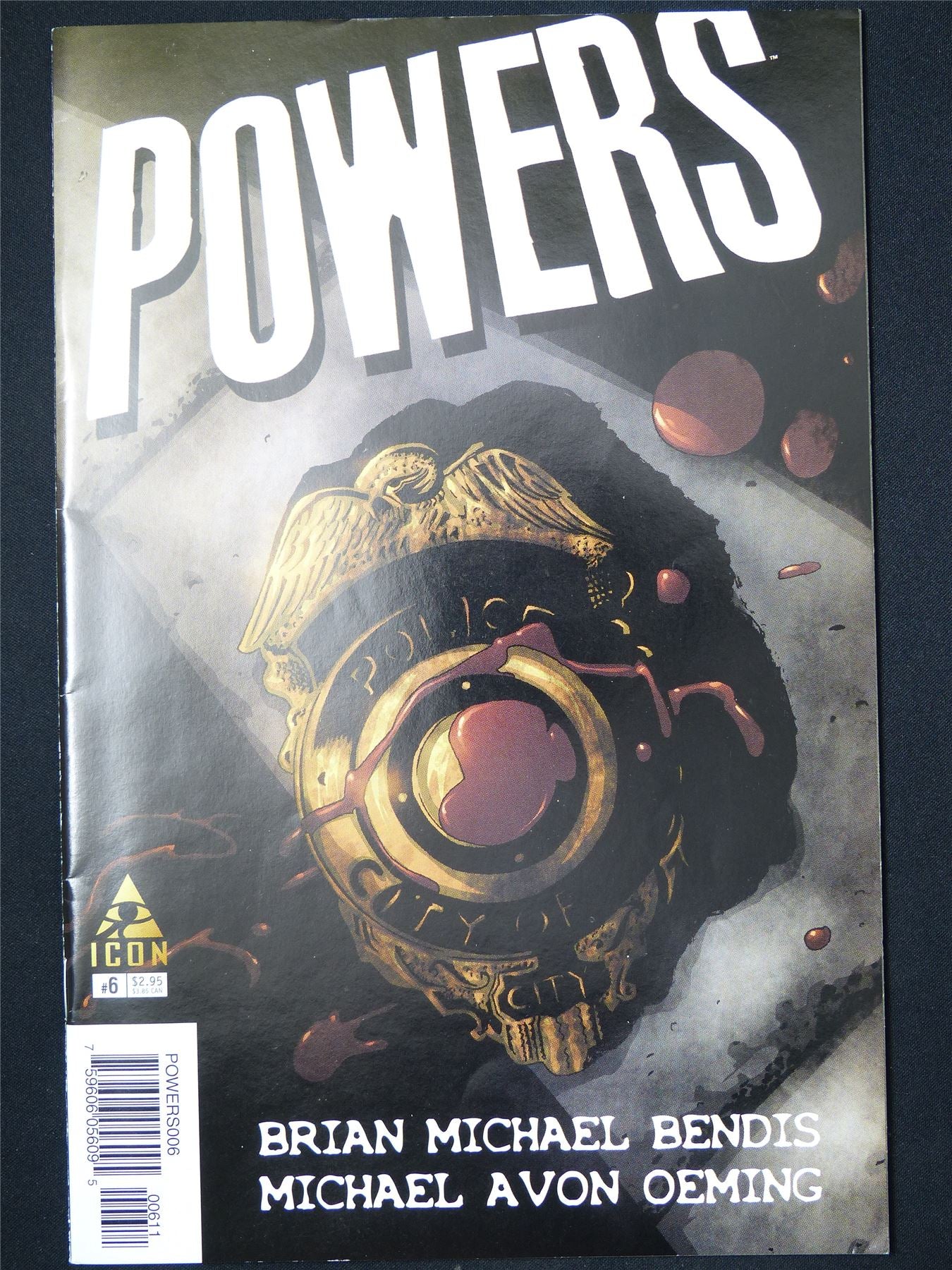 POWERS #6 - B&B Icon Comic #1B4