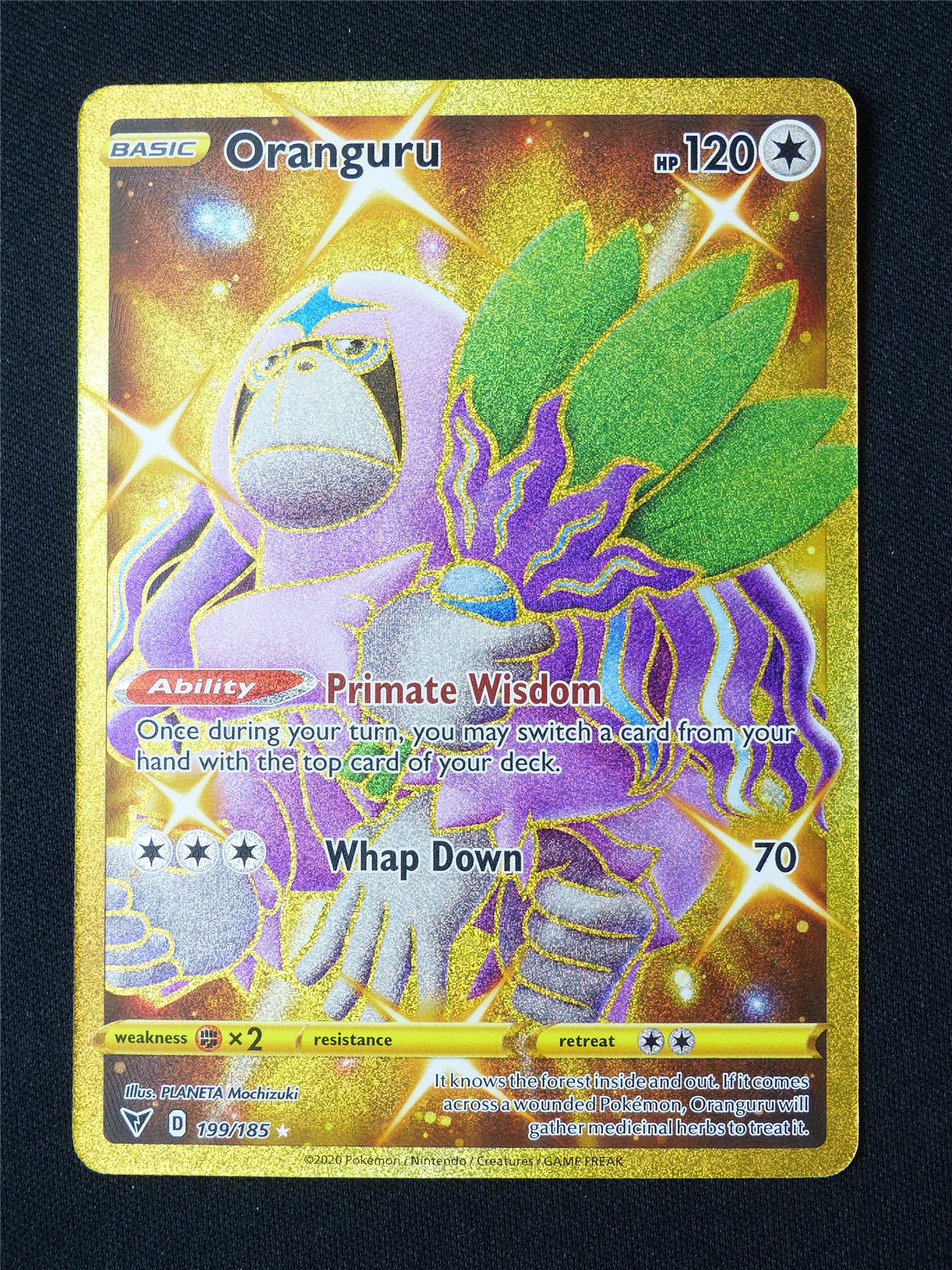 oranguru 199/185 Textured Holo - Pokemon Card #8UU
