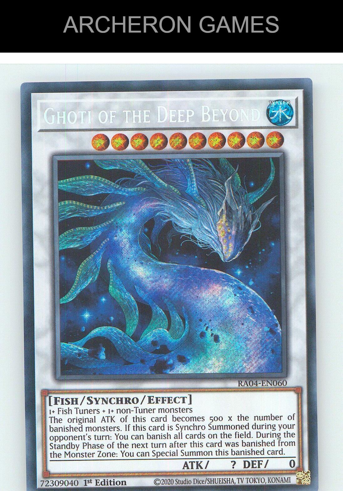 Ghoti of the Deep Beyond (Secret Rare) SEC YUGIOH Card 1st Edition