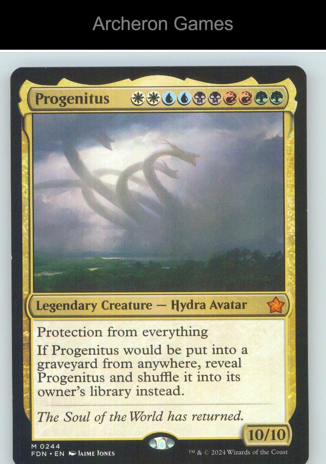 Progenitus FDN 244 Mythic MTG Card NM/EX+